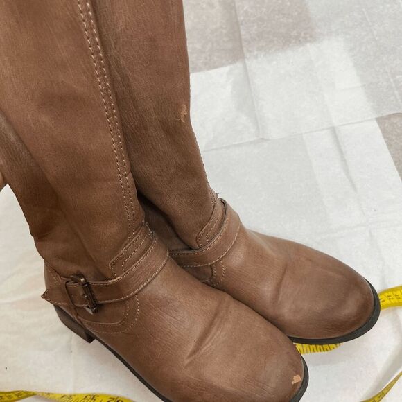 Steve Madden Tan Brown Tall Riding Boots - Picture 2 of 11